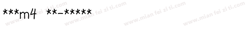 杨树的m4 掉了字体转换